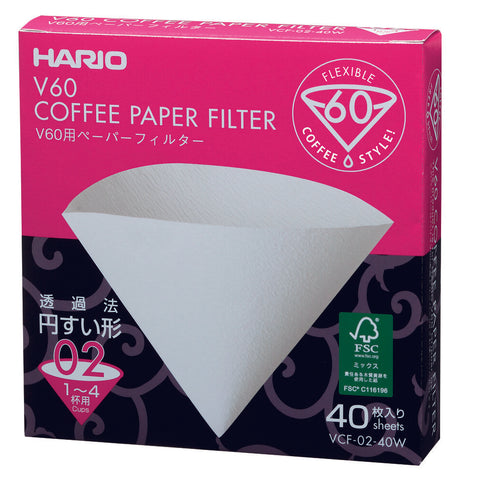 Hario V60 Filter Papers (40 Pack)