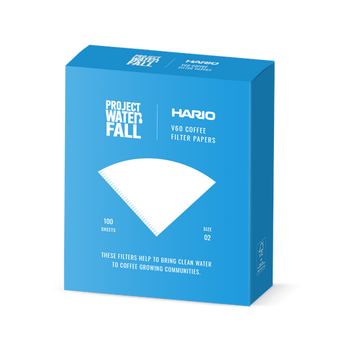 Hario X Project Waterfall V60 Filter Papers (100 pack)